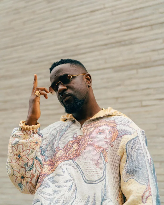 Sarkodie's No-Show at Station Afrique! Mystery Behind : A close-up shot of Sarkodie's intense expression of swag